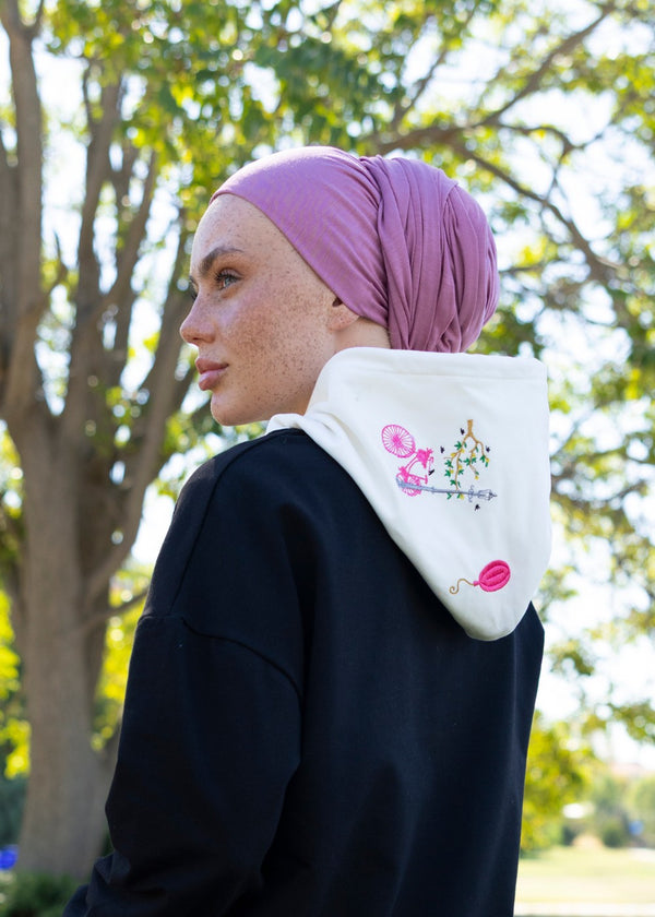 Embroidered Balloon Hoodie