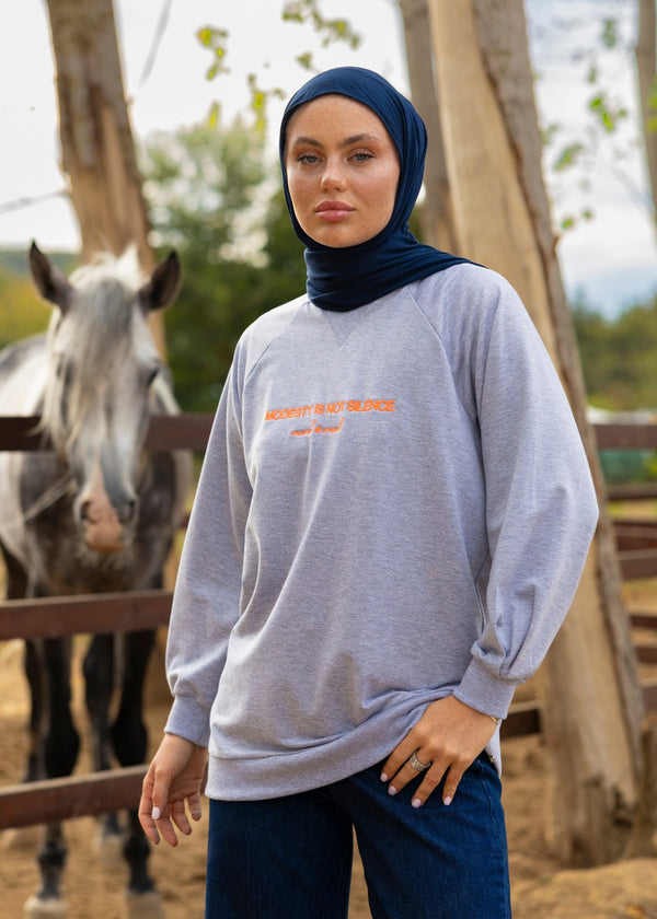 Message ''Silence'' Sweatshirt