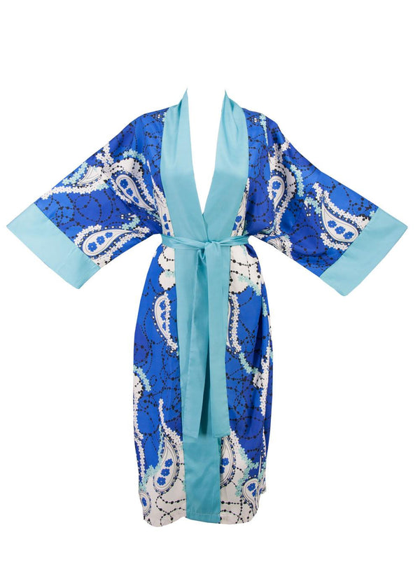 Saxon Blue Kimono