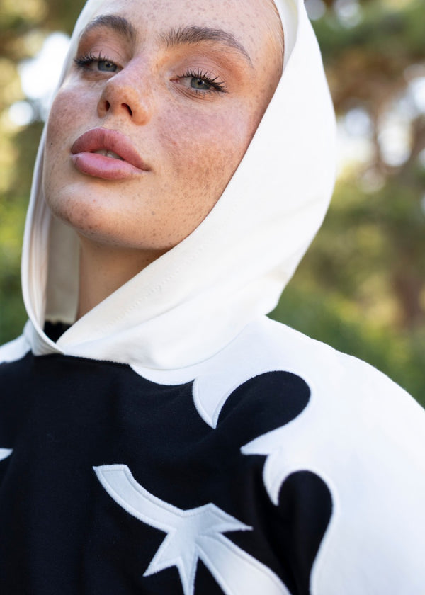 B&W Cowboy Style Sweatshirt